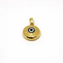 Round evil eye pendant-VP100031