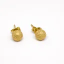 Textured Ball stud  Earrings-VE095021