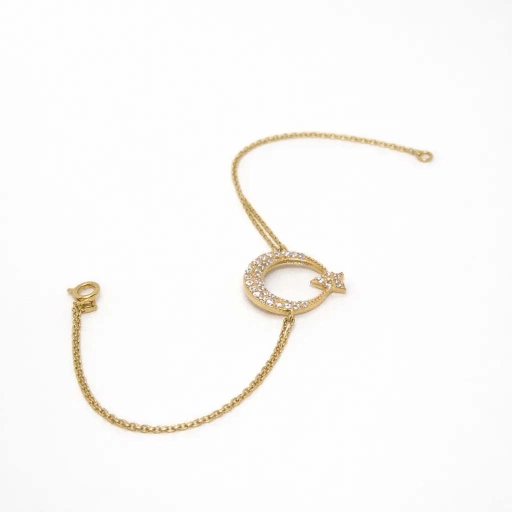 Moon and Star Bracelet-VB195007