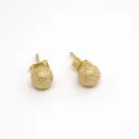 Textured Ball stud  Earrings-VE168022