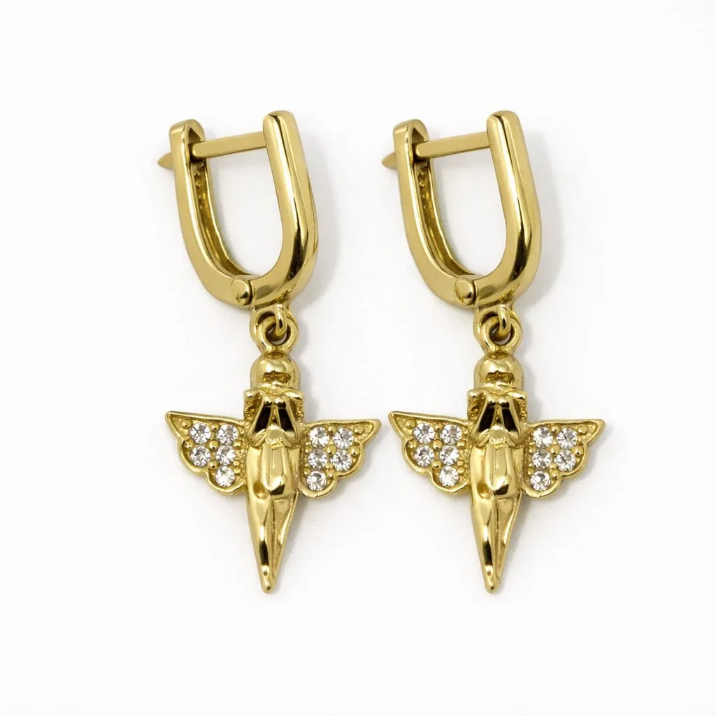 Angel Design Earrings-VE300009