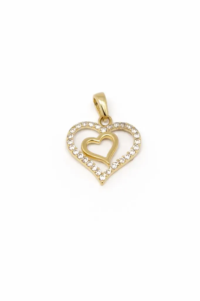 Double Heart Pendant -VP082034